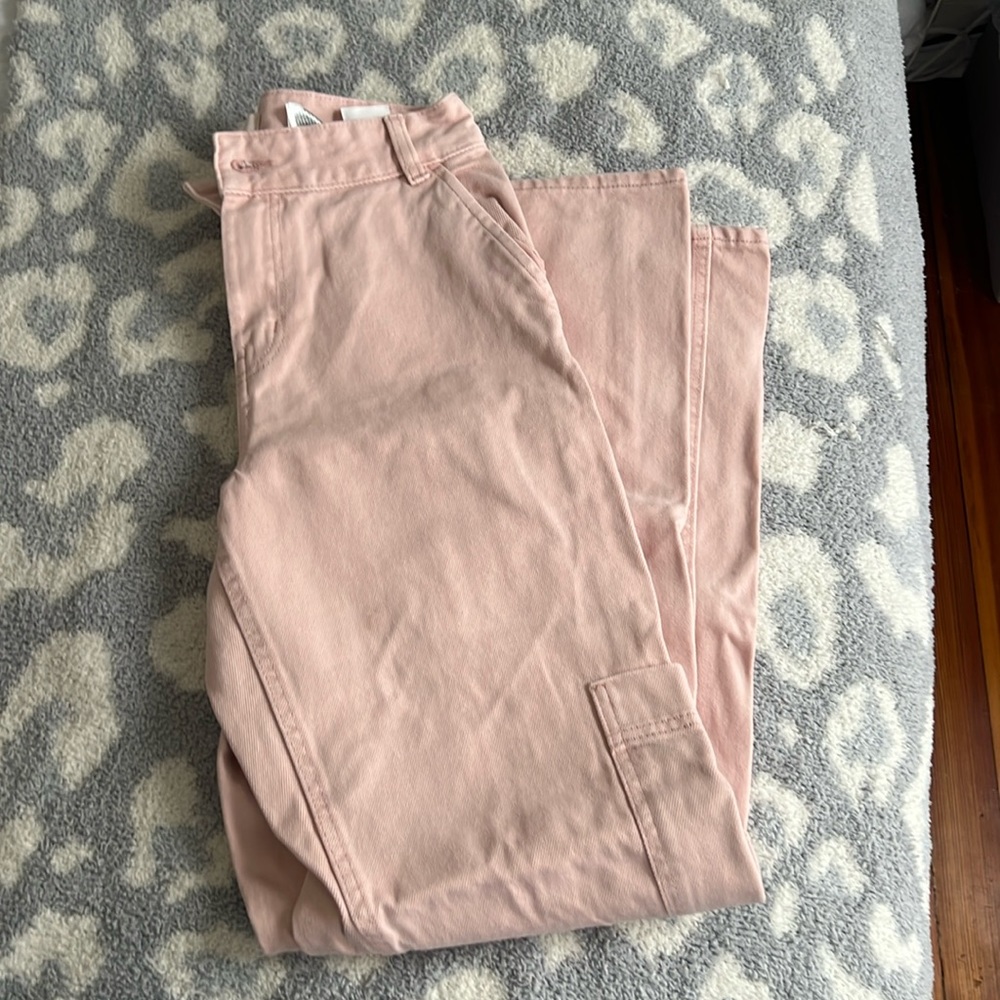 Pink Cargo Jeans